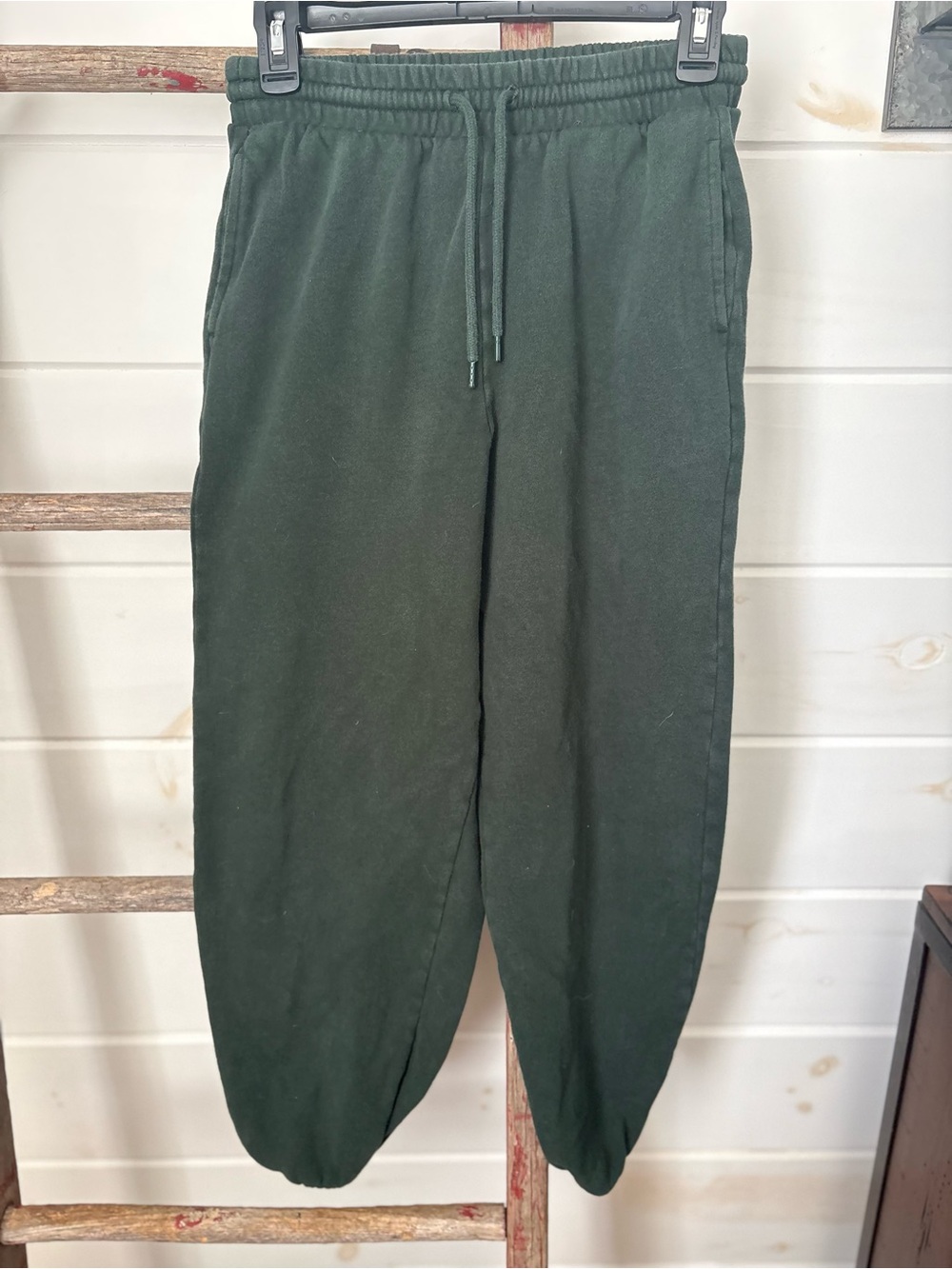 Old Navy Dark Green Women's Cozy Jogger Pants